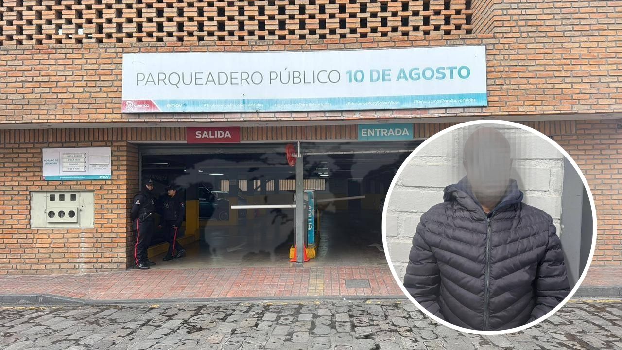 Detienen a encargado de parqueadero del mercado 10 de Agosto por presunta irregularidad en recaudación