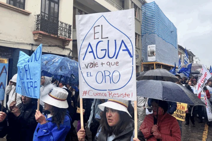 Marcha en Cuenca pedirá archivar la Ley minera en debate legislativo