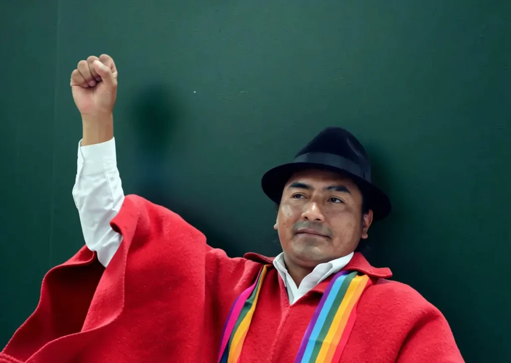 Leonidas Iza asume la presidencia de Ecuarunari hasta 2029 tras asamblea en Quito