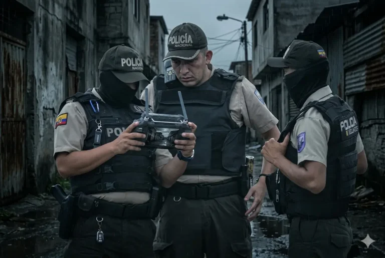 Con solo ocho policías, habitantes de Ricaurte en Cuenca se movilizaron para exigir mayor seguridad