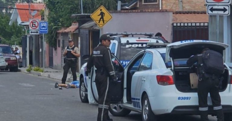 Crimen en Cuenca: hombre muere tras ataque armado en Las Orquídeas