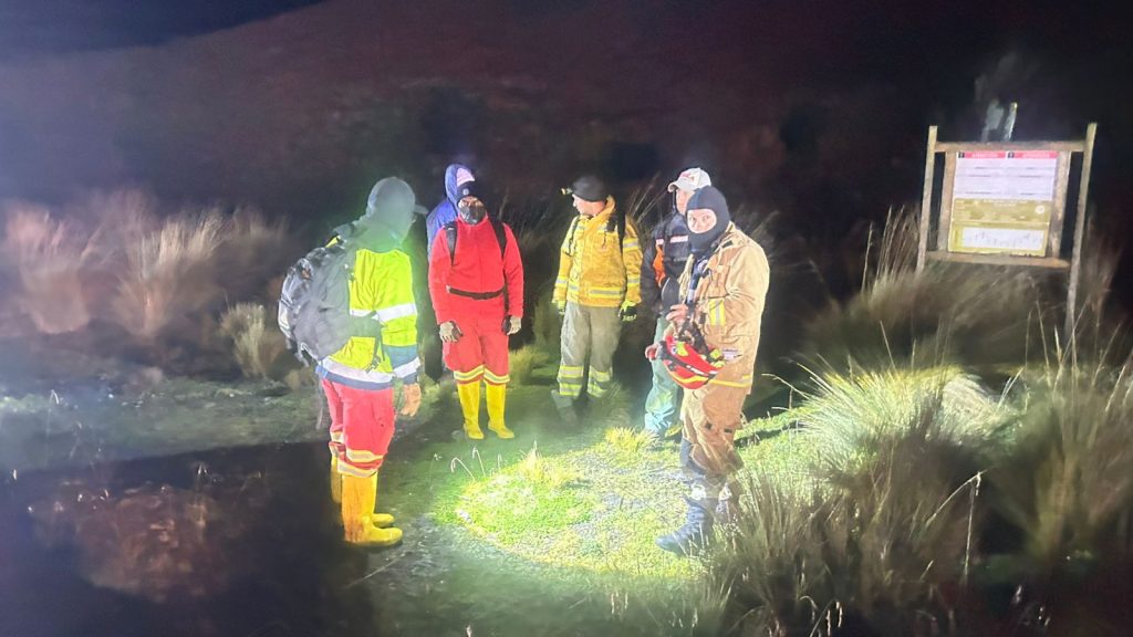 Cuatro extraviados en el Parque Nacional El Cajas