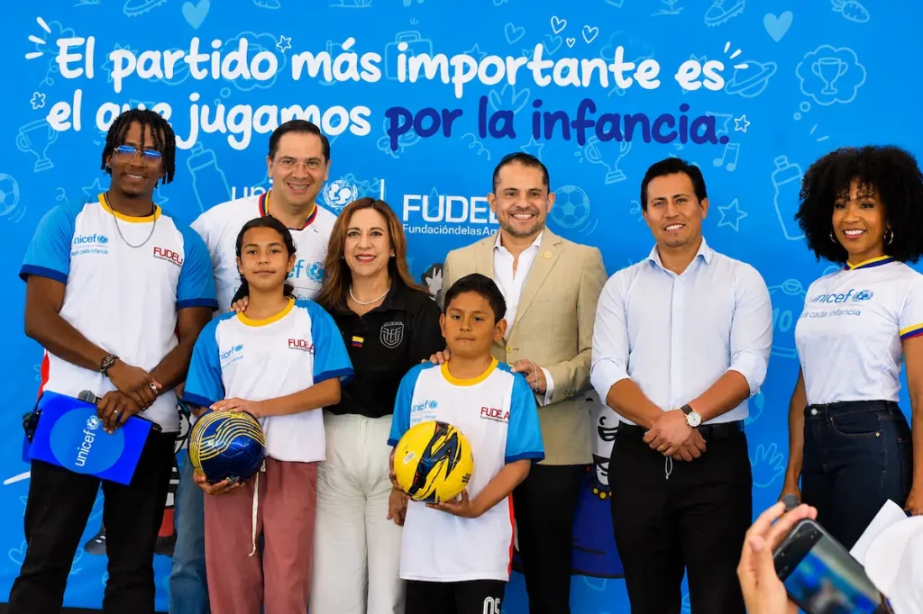 UNICEF y FUDELA lanzan la iniciativa “La Cancha que Nos Une” para proteger a la niñez a través del fútbol