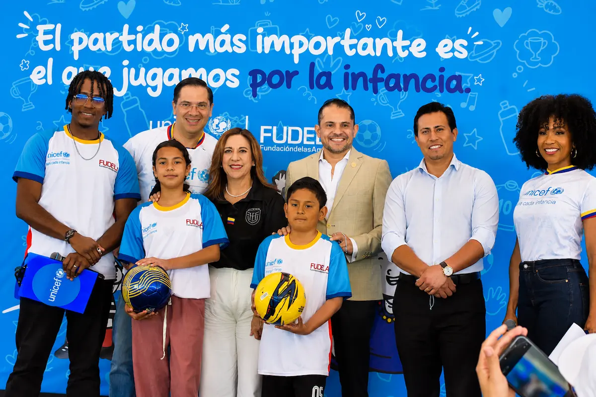 UNICEF y FUDELA lanzan la iniciativa “La Cancha que Nos Une” para proteger a la niñez a través del fútbol
