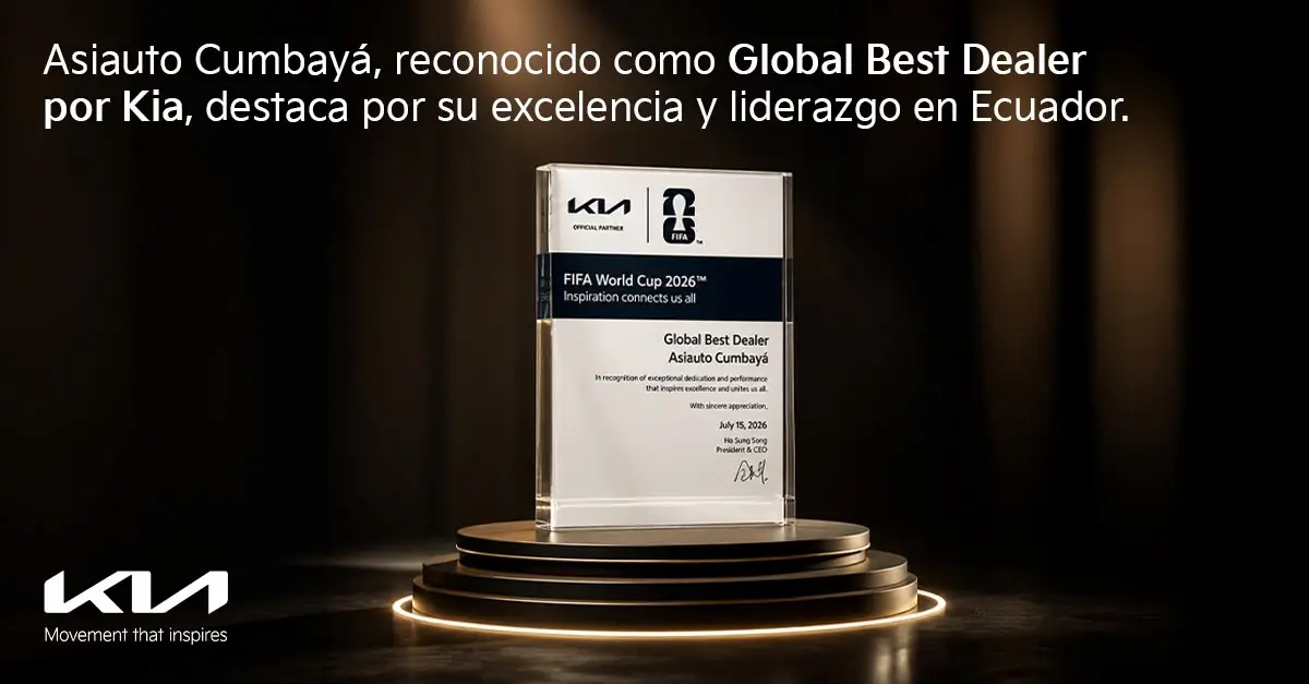 Orgullo nacional en la industria automotriz: Kia Corporation otorga a Asiauto el prestigioso galardón «Global Best Dealer»
