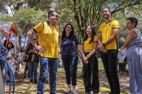 Gobierno inaugura 18 zonas inclusivas en parques de 14 provincias con inversión de USD 2,7 millones