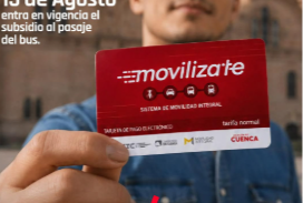 Desde el 15 de agosto la tarjeta del bus en Cuenca será de uso personal para mantener la tarifa subsidiada